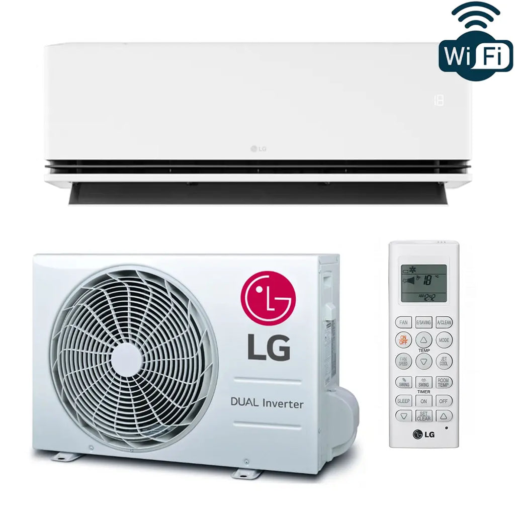 LG Deluxe 3,5kW H12S1D WiFi single split set